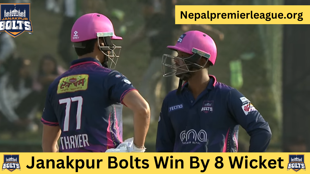 Janakpur bolts Win The Match Vs Biratnagar Kings