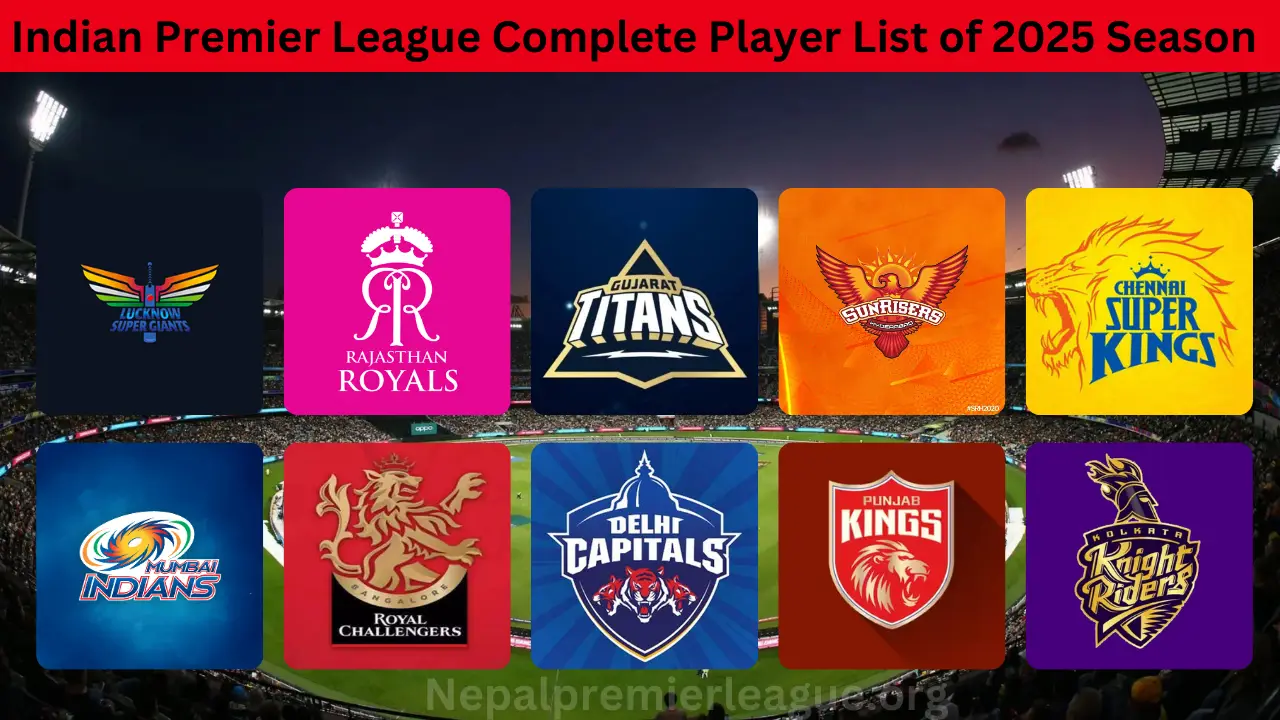 complete list of ipl 2025