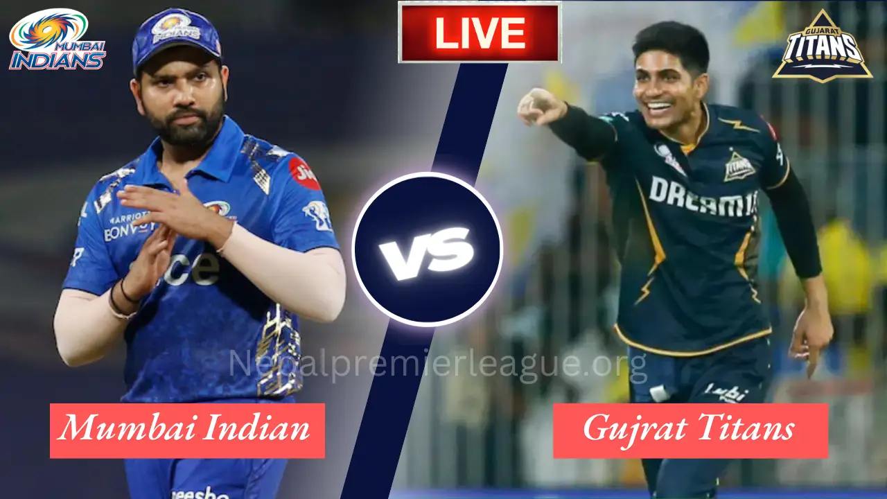 Mumbai Indians Vs Gujrat Titans Live Match